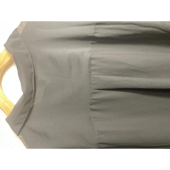 Torrid Blouse Women's Size 1 Black Long Sleeve Collar NWT - Picture 7 of 8